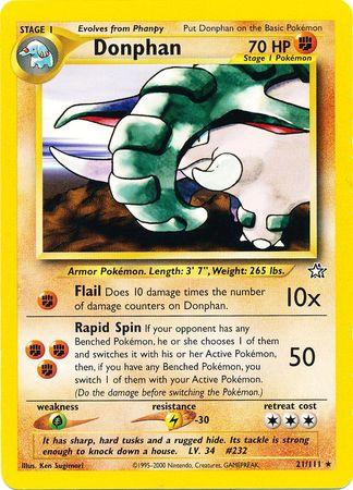 Donphan 21/111 - Neo Genesis Unlimited