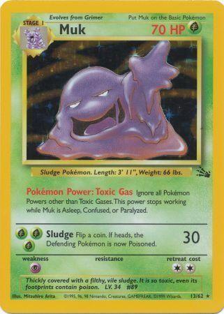 Muk 13/62 - Fossil Unlimited Holofoil