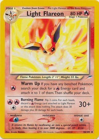 Light Flareon 46/105 - Neo Destiny Unlimited