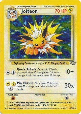 Jolteon 4/64 - Jungle Unlimited Holofoil