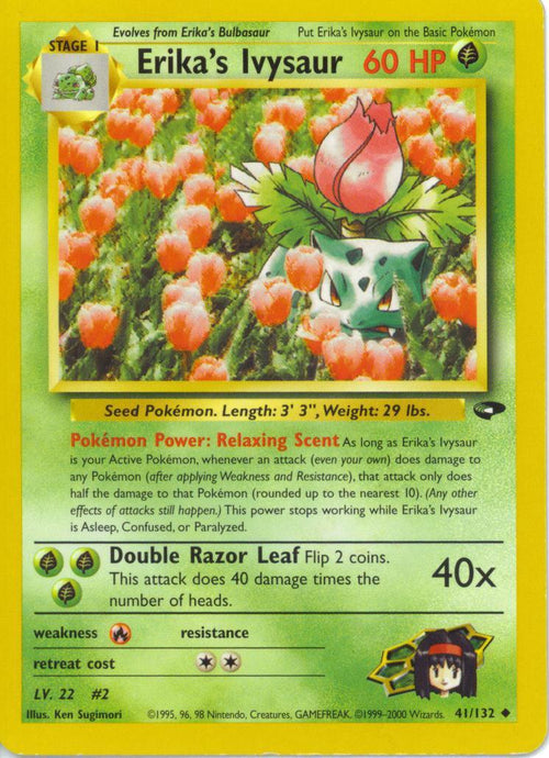 Erika's Ivysaur 41/132 - Gym Challenge Unlimited