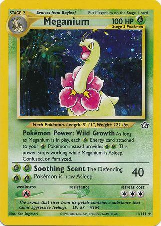 Meganium 11/111 - Neo Genesis Unlimited Holofoil
