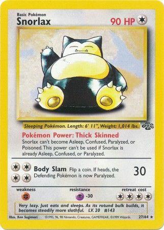 Snorlax 27/64 - Jungle Unlimited