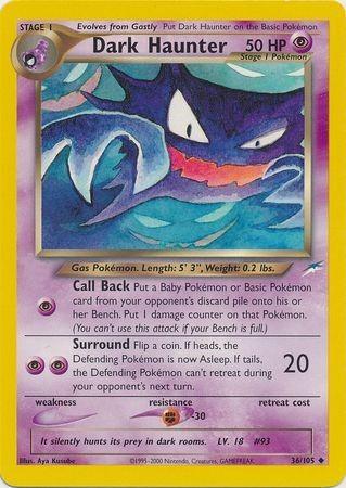 Dark Haunter 36/105 - Neo Destiny Unlimited