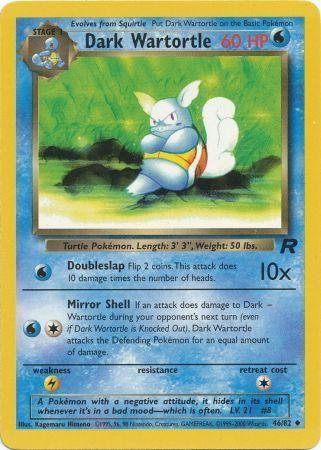 Dark Wartortle 46/82 - Team Rocket Unlimited