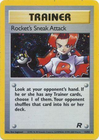 Rocket's Sneak Attack 16/82 - Team Rocket Unlimited Holofoil