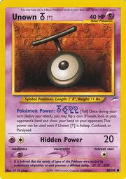 Unown [T] 88/105 - Neo Destiny Unlimited