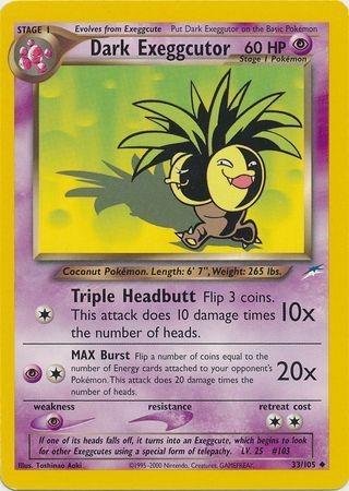 Dark Exeggcutor 33/105 - Neo Destiny Unlimited