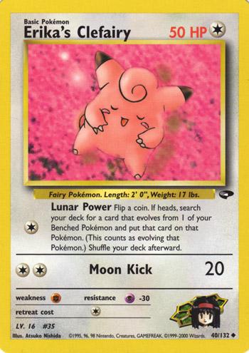 Erika's Clefairy 40/132 - Gym Challenge Unlimited