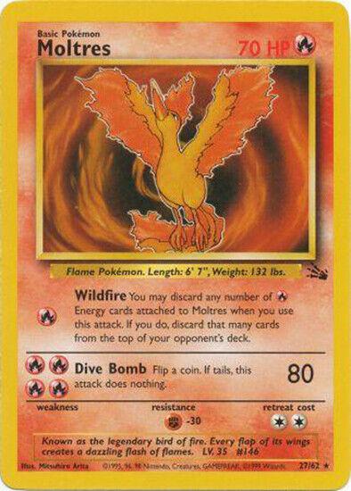 Moltres 27/62 - Fossil Unlimited