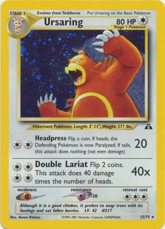 Ursaring 15/75 - Neo Discovery Unlimited Holofoil