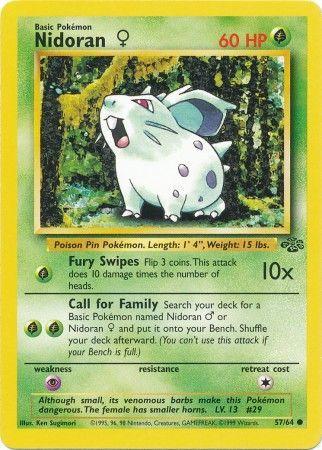 Nidoran ♀ 57/64 - Jungle Unlimited