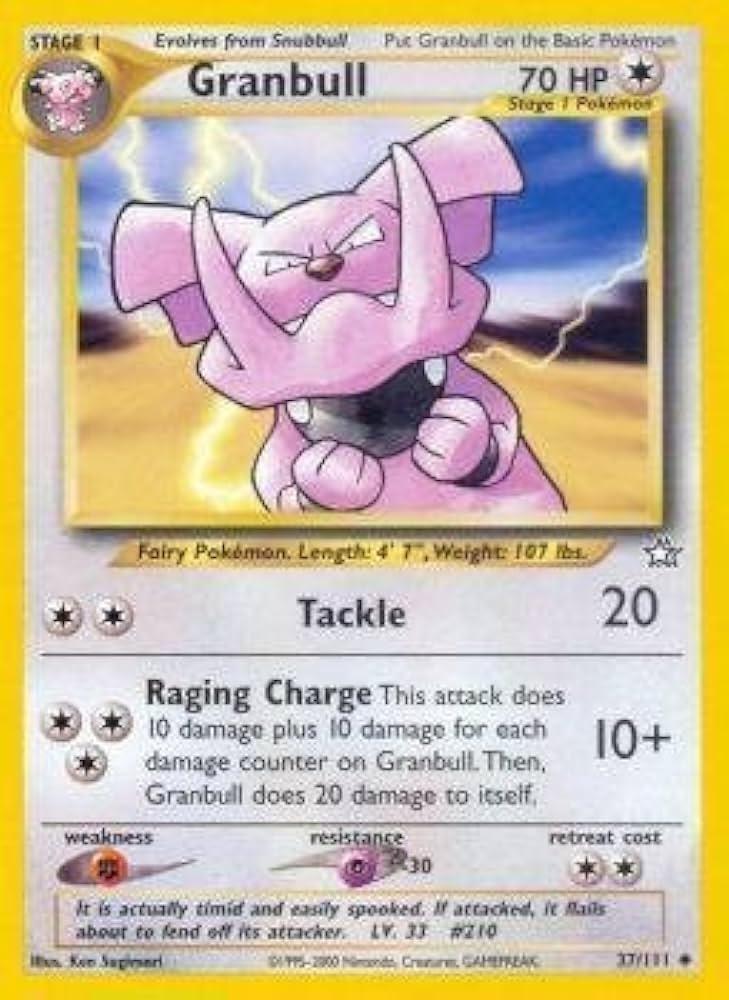Granbull 37/111 - Neo Genesis Unlimited