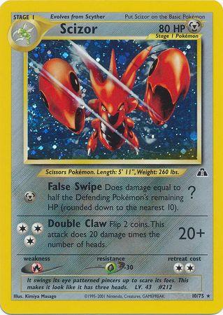 Scizor 10/75 - Neo Discovery Unlimited Holofoil