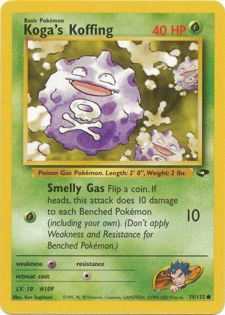 Koga's Koffing 79/132 - Gym Challenge Unlimited