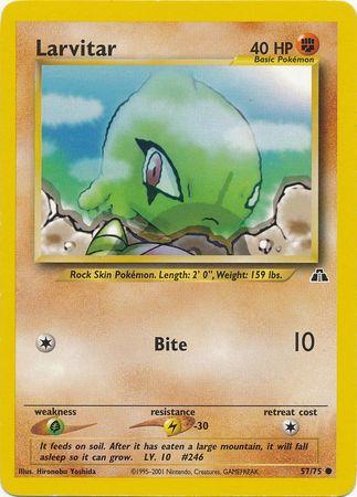 Larvitar 57/75 - Neo Discovery Unlimited