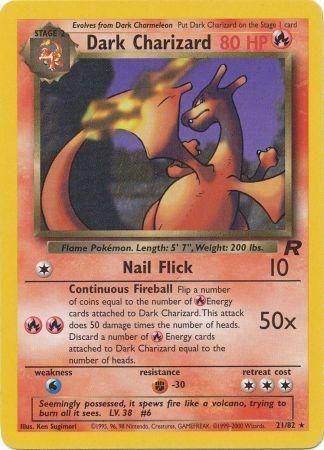 Dark Charizard 21/82 - Team Rocket Unlimited