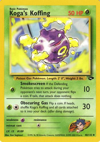 Koga's Koffing 48/132 - Gym Challenge Unlimited