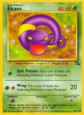 Ekans 46/62 - Fossil Unlimited