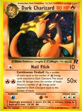 Dark Charizard 4/82 - Team Rocket Unlimited Holofoil