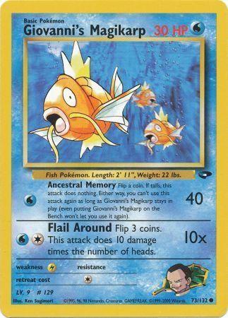 Giovanni's Magikarp 73/132 - Gym Challenge Unlimited