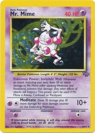 Mr. Mime 6/64 - Jungle Unlimited Holofoil