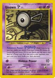 Unown [F] 48/75 - Neo Discovery Unlimited