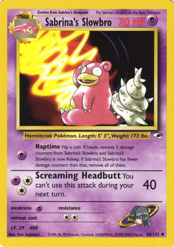 Sabrina's Slowbro 60/132 - Gym Heroes Unlimited