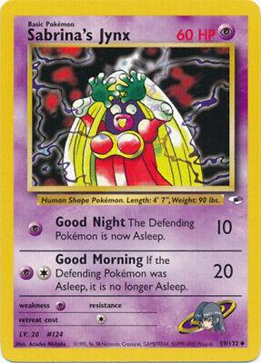 Sabrina's Jynx 59/132 - Gym Heroes Unlimited