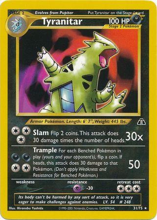 Tyranitar 31/75 - Neo Discovery Unlimited