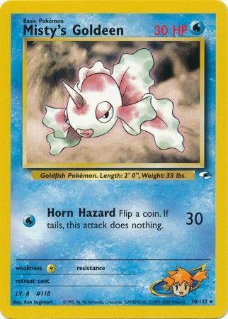 Misty's Goldeen 30/132 - Gym Heroes Unlimited