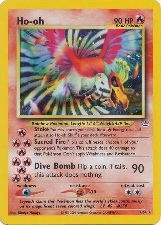 Ho-oh 7/64 - Neo Revelation Unlimited Holofoil