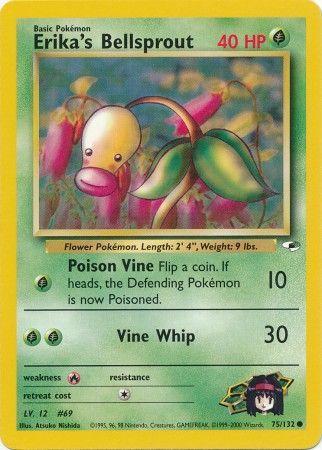 Erika's Bellsprout 75/132 - Gym Heroes Unlimited
