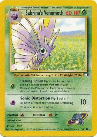Sabrina's Venomoth 34/132 - Gym Heroes Unlimited