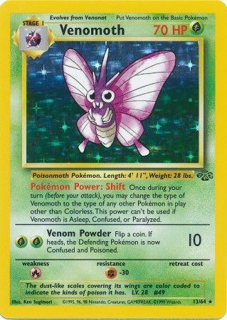 Venomoth 13/64 - Jungle Unlimited Holofoil
