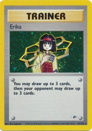 Erika 16/132 - Gym Heroes Unlimited Holofoil