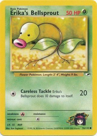 Erika's Bellsprout 76/132 - Gym Heroes Unlimited