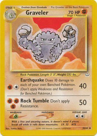 Graveler 30/64 - Neo Revelation Unlimited