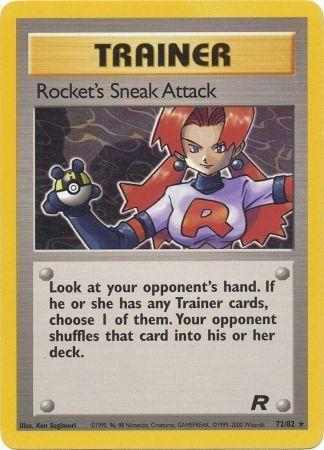 Rocket's Sneak Attack 72/82 - Team Rocket Unlimited