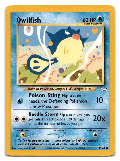 Qwilfish 49/64 - Neo Revelation Unlimited