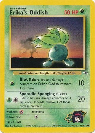 Erika's Oddish 78/132 - Gym Heroes Unlimited