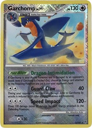 Garchomp - 5/147 (Championship Promo) 5 - League & Championship Cards Reverse Holofoil