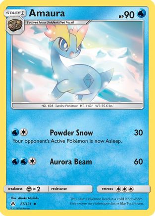Amaura 27/131 - SM  Forbidden Light