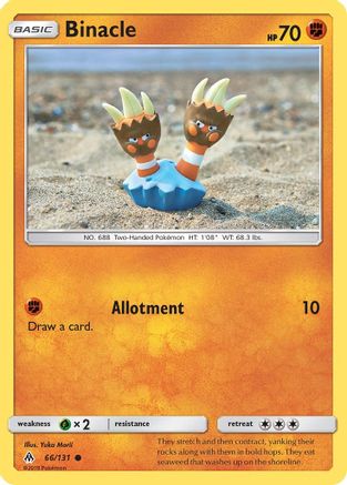 Binacle 66/131 - SM  Forbidden Light Reverse Holofoil