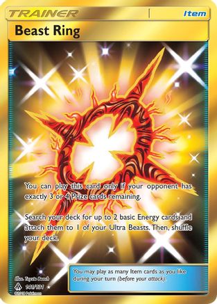 Beast Ring (Secret) 141/131 - SM  Forbidden Light Holofoil