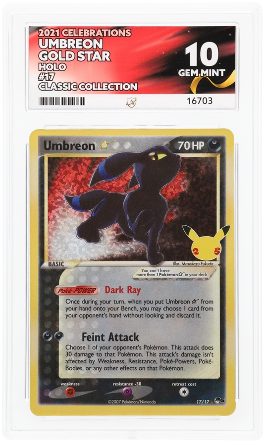Umbreon Gold Star - ACE 10   (Front)