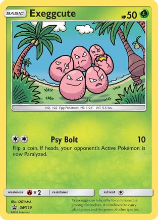 Exeggcute SM119/248 - SM Black Star Promos Holofoil