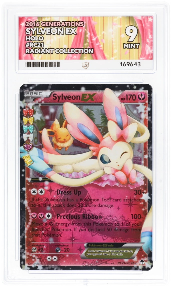Sylveon EX Holo RC21 - Ace 9 - 2016 Generations