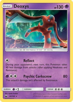 Deoxys (68) 68/168 - SM  Celestial Storm Reverse Holofoil