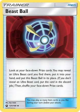 Beast Ball 125/168 - SM  Celestial Storm Reverse Holofoil